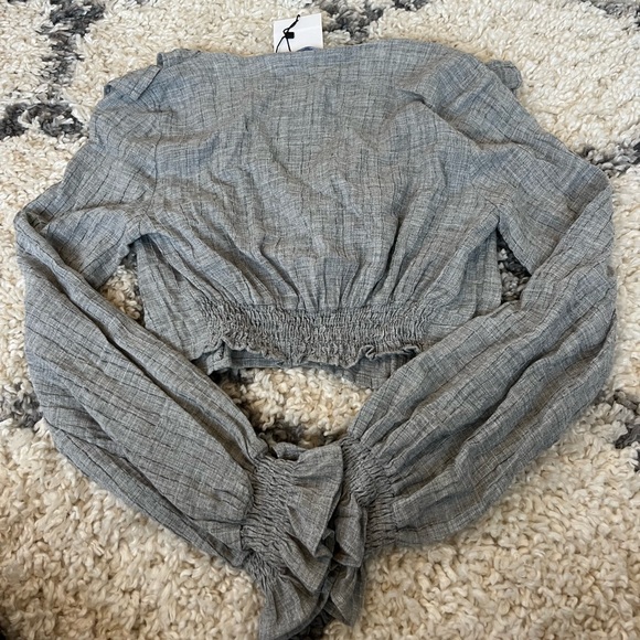 ZARA cropped blouse - Picture 2 of 3